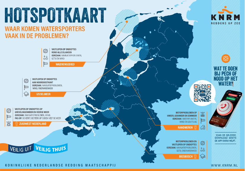KNRM Hotspotkaart 2025
