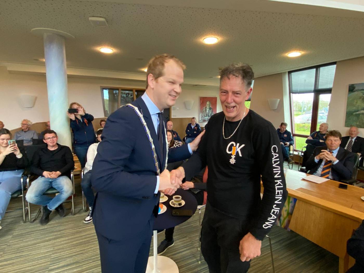 Koninklijke onderscheiding Peter Betsema