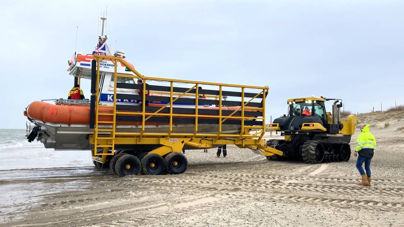 Nieuwe bootwagen voor KNRM Texel - De Cocksdorp