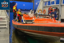 Nicolaas Wijsenbeek 'op bezoek' bij KNRM Lelystad