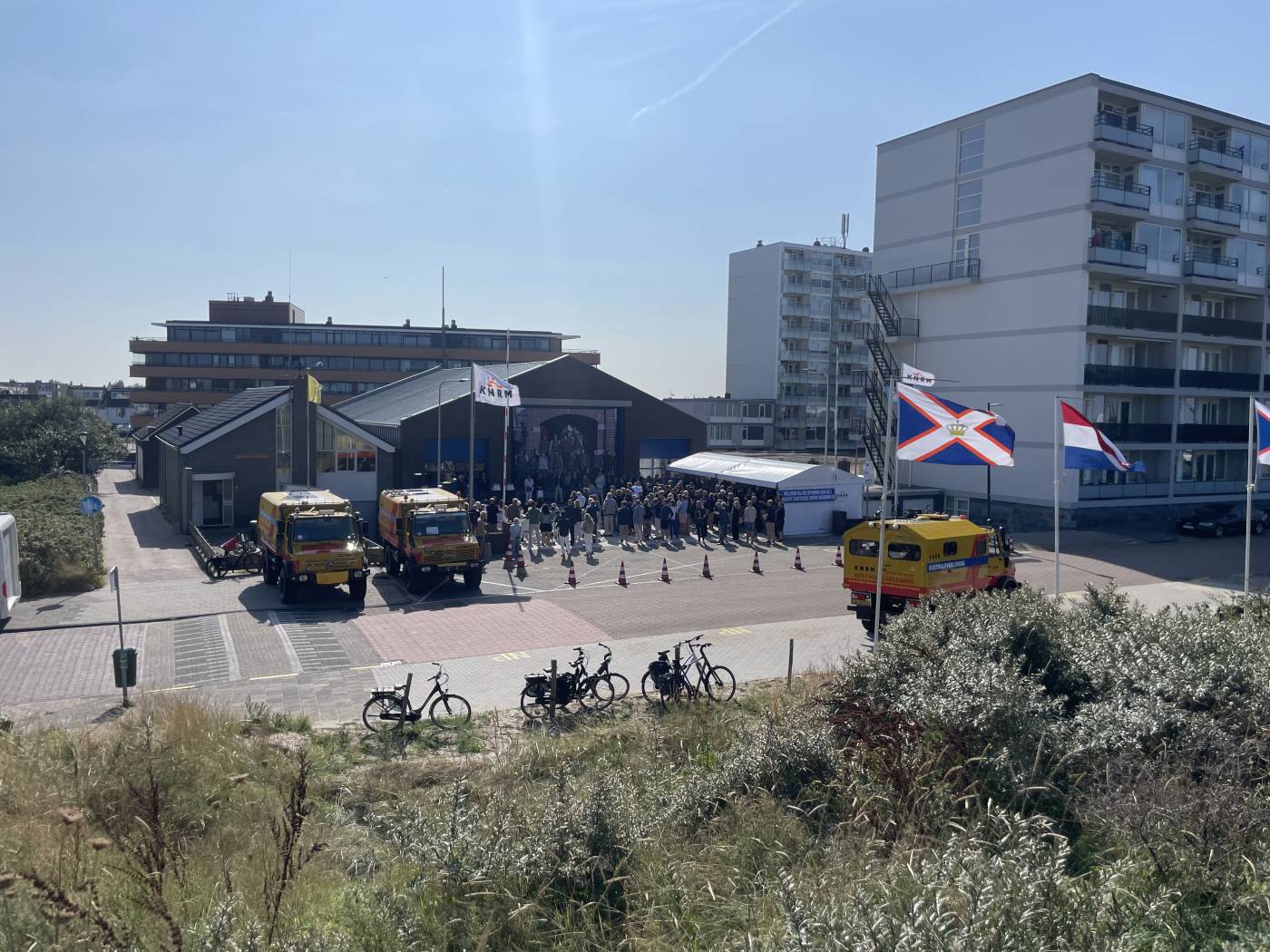 Officiële opening boothuis reddingstation Noordwijk