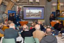 Na het welkomstwoord was er een korte presentatie over KNRM station Zandvoort.