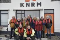 Groepsfoto met onze trouwe donateurs.