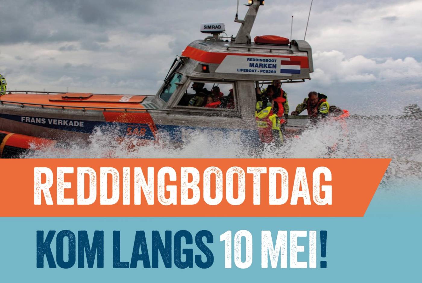 Reddingbootdag KNRM Marken, dit jaar voor de laatste keer met de huidige reddingboten. Nieuwe vloot 