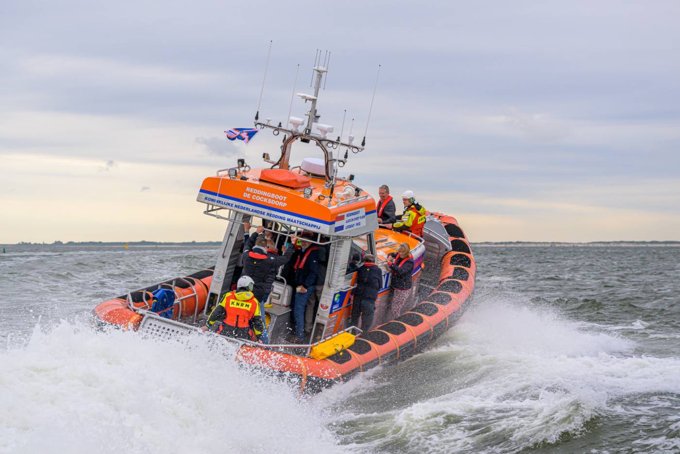 Nieuwe reddingboot ‘Alies en Evert Floor’ gedoopt