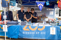 De informatiestand tijdens PreSail. Fotograaf: Arie van Dijk.