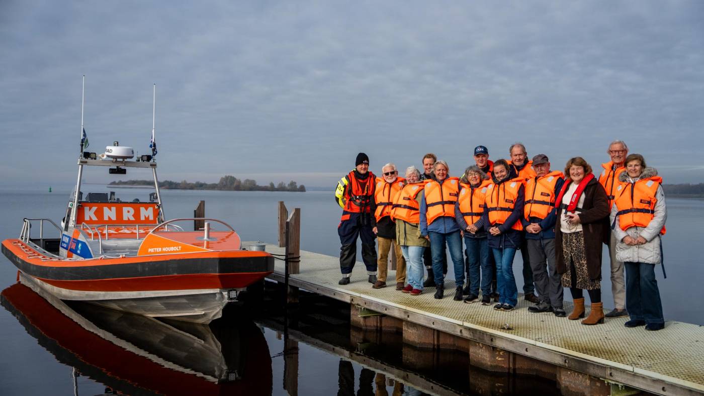 Reddingstation Blaricum ontvangt trouwe donateurs