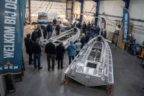 Kiellegging van Chaterina D type Ribs voor Lemmer en Urk