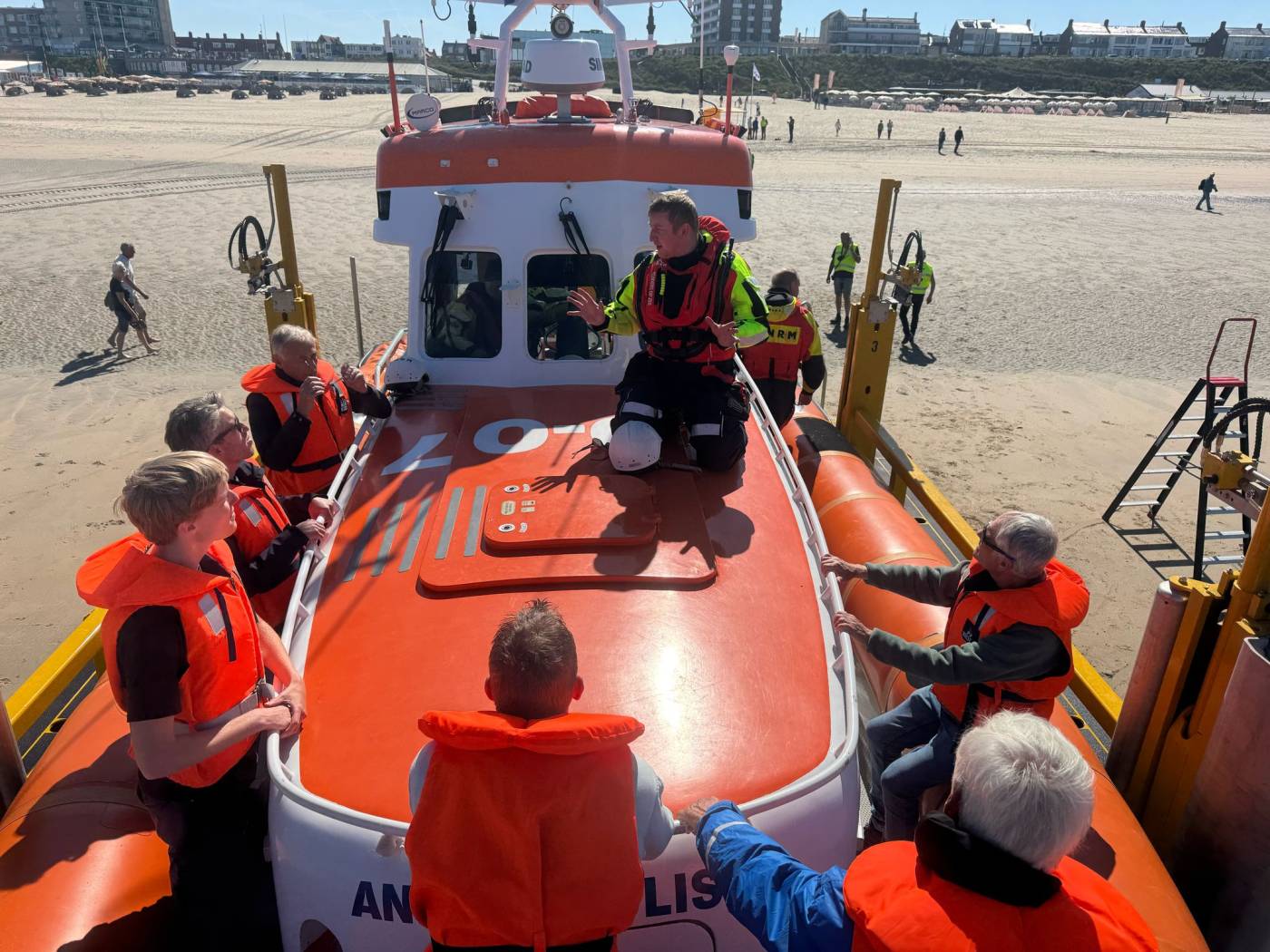Reddingswerk van dichtbij beleven
