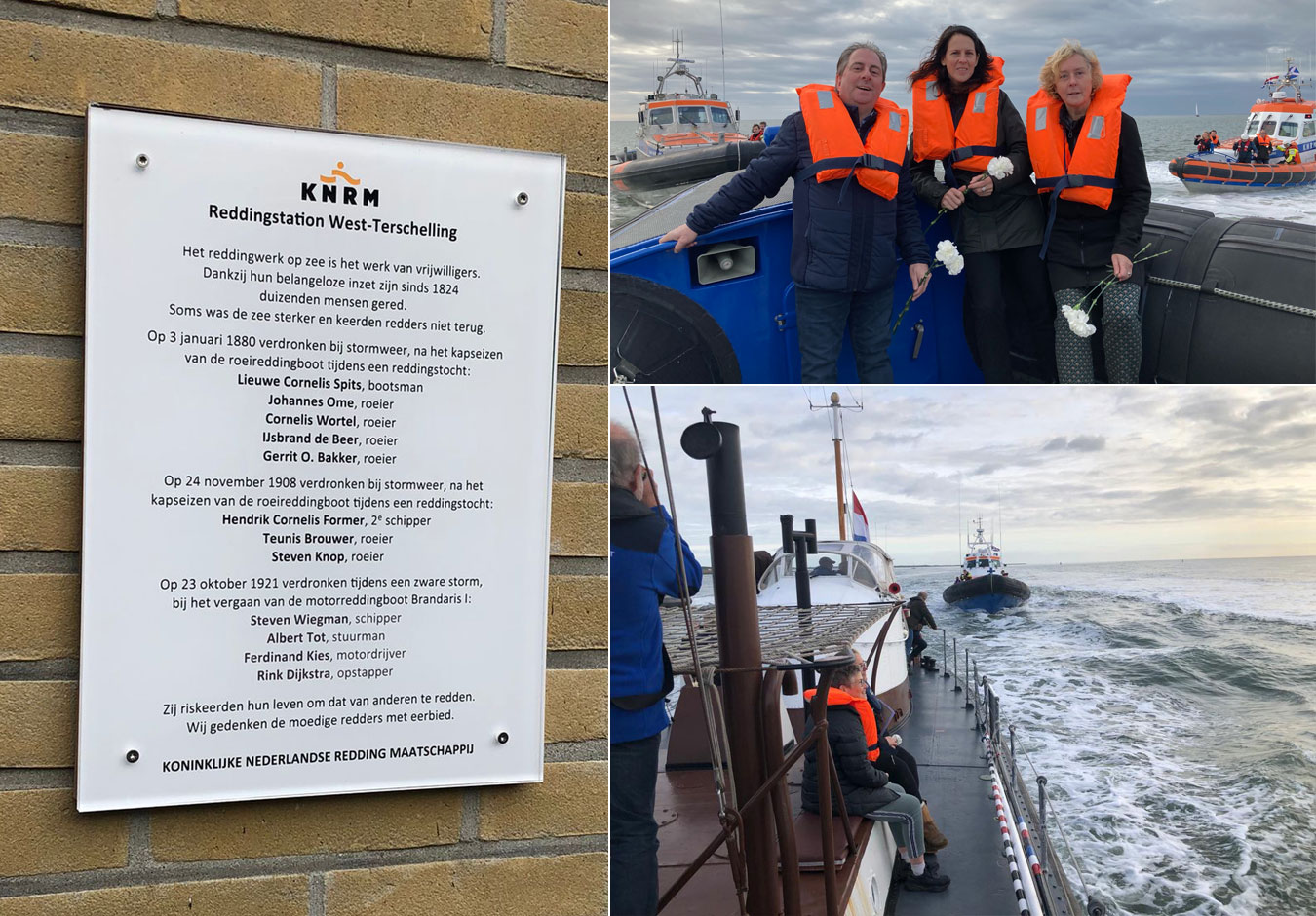 KNRM Terschelling herdenkt verloren redders