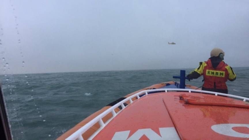 Vliegtuig neergestort in Noordzee |  Foto's: KNRM reddingstation Egmond aan Zee
