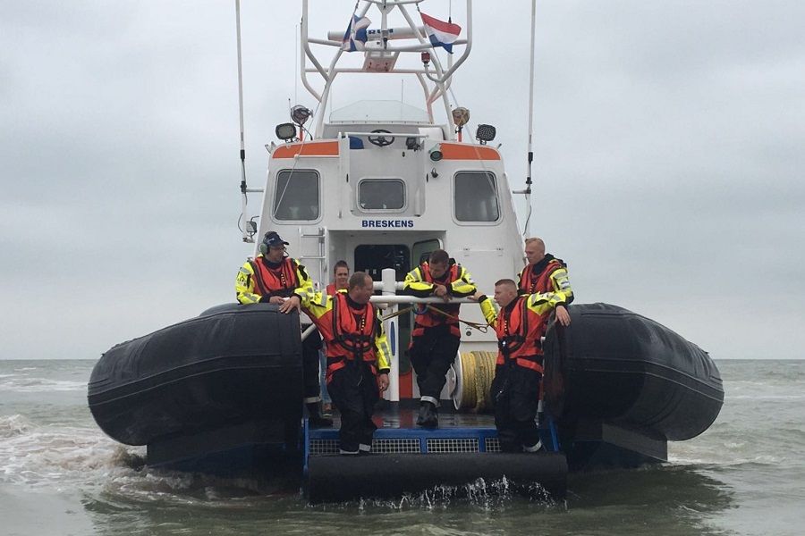 Richting strand voor ophalen ijsjes