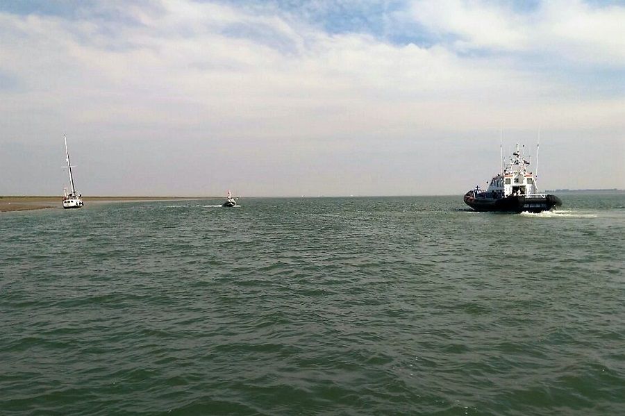 Reddingboot ter plaaste