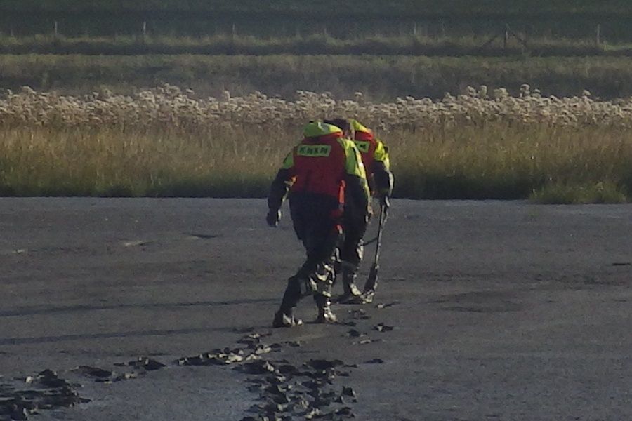 Opstappers op de kant