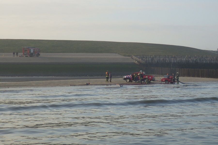 Brandweer ter plaatse
