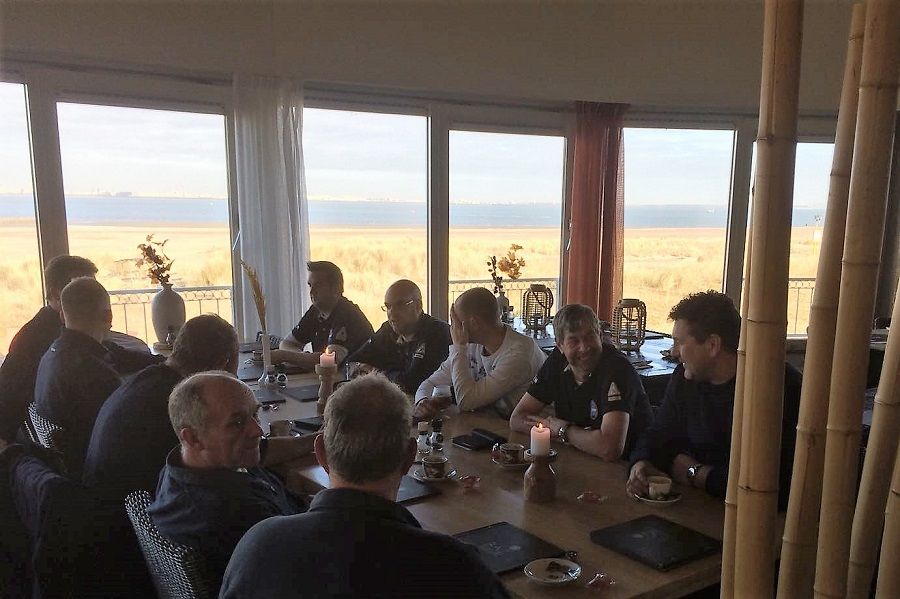 Bij standpaviljoen Breskens aan Zee