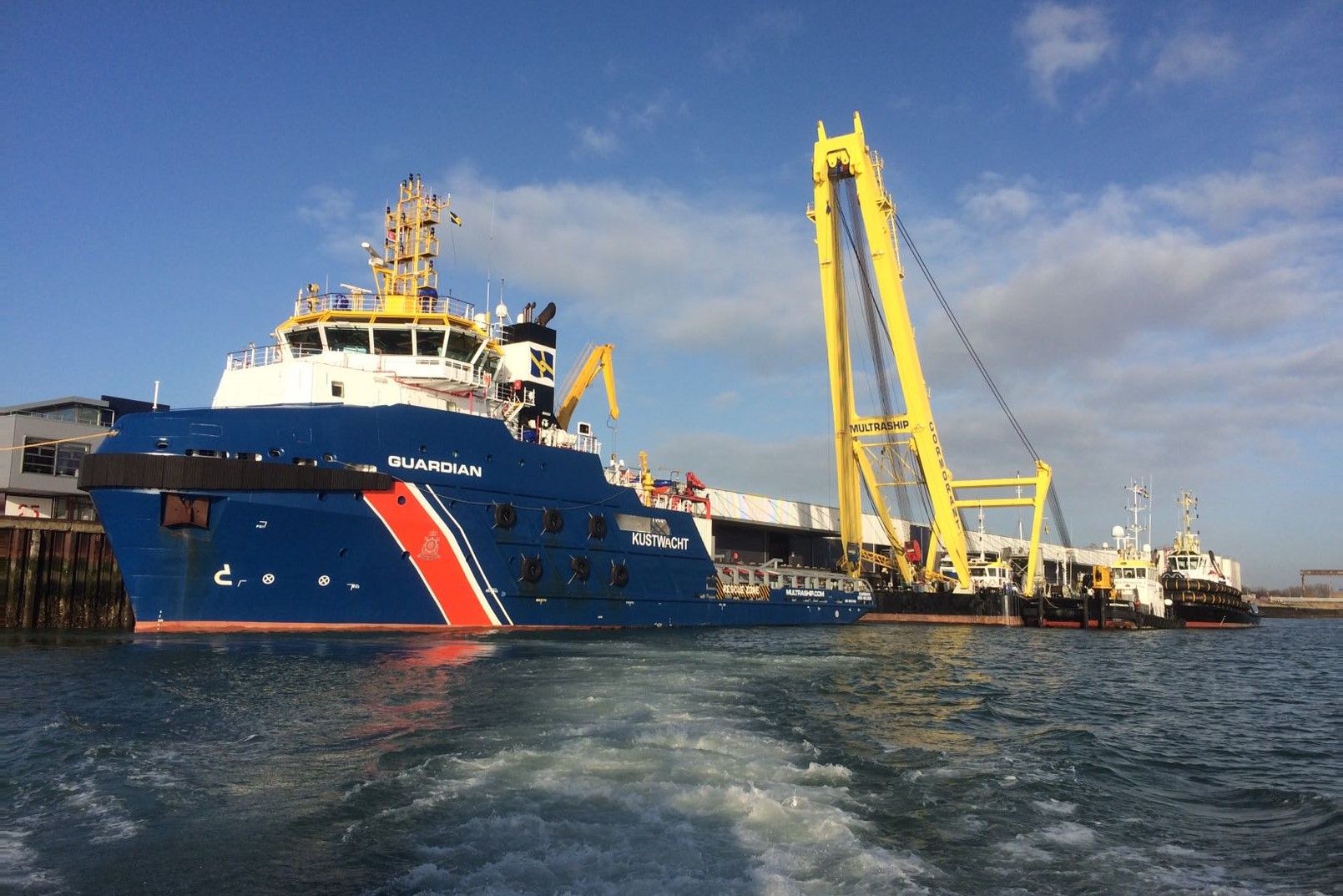 Naar buitenhaven Vlissingen op uitnodiging Multraship