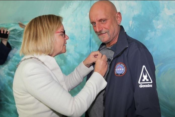 Fred Bakker, opstapper KNRM Eemshaven