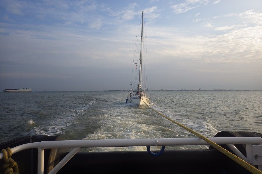Op sleeptouw naar Breskens
