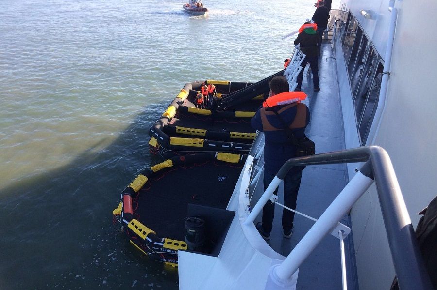 20170923BREKNRMBreskens2EvacuatieoefeningVeerboot