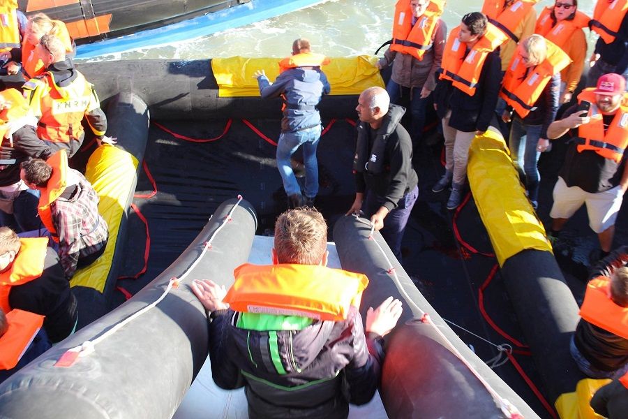 20170923BREKNRMBreskens5EvacuatieoefeningVeerboot