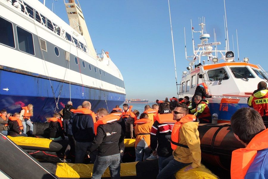 20170923BREKNRMBreskens7EvacuatieoefeningVeerboot