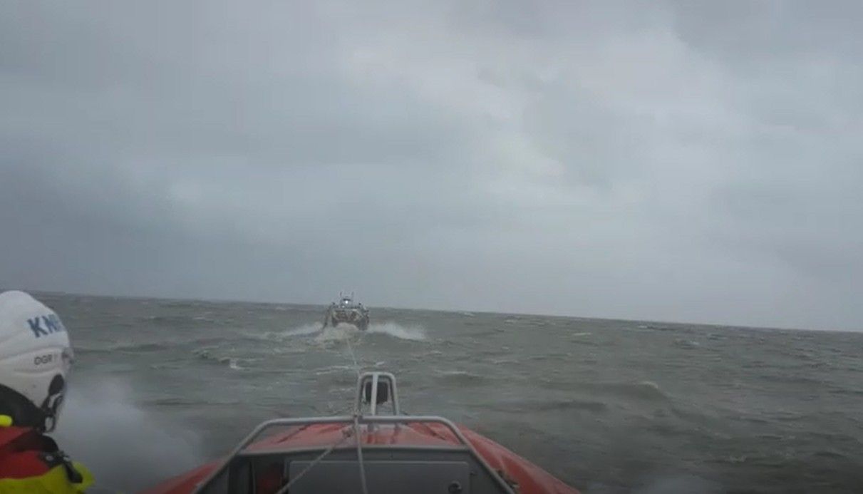 Ruige terugtocht naar Medemblik met windkracht 8 bft