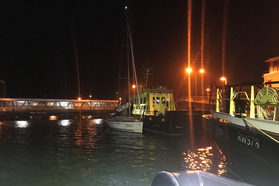 Afgemeerd aan Poseidonsteiger