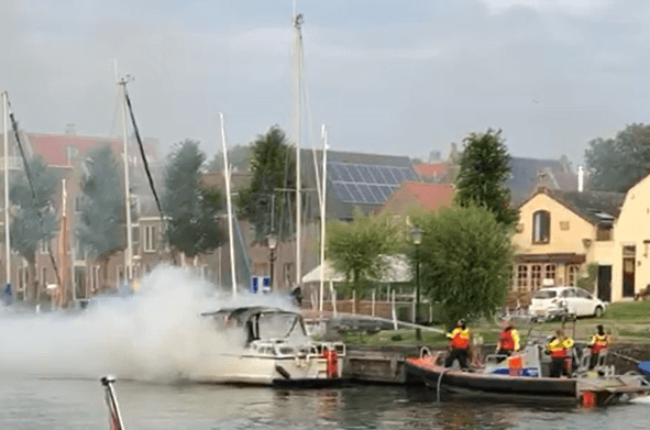 Veel rookontwikkeling