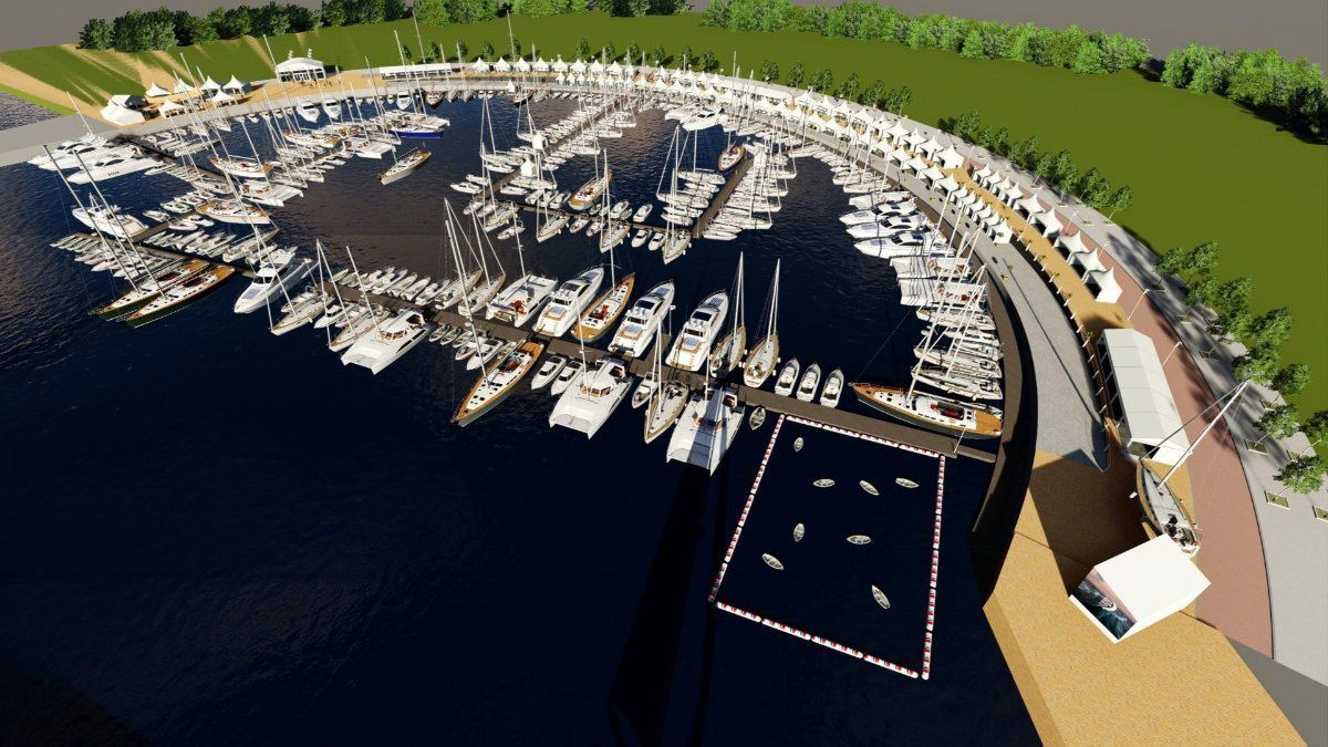 Impressie van het Hiswa te water-terrein