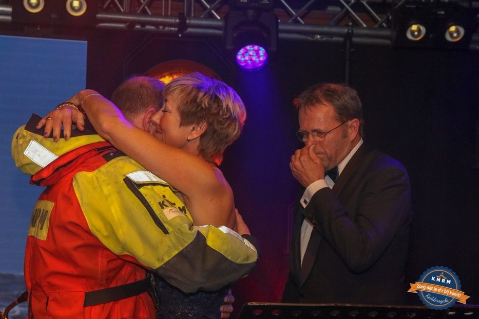 Emotionele ontmoeting tussen redder en geredde