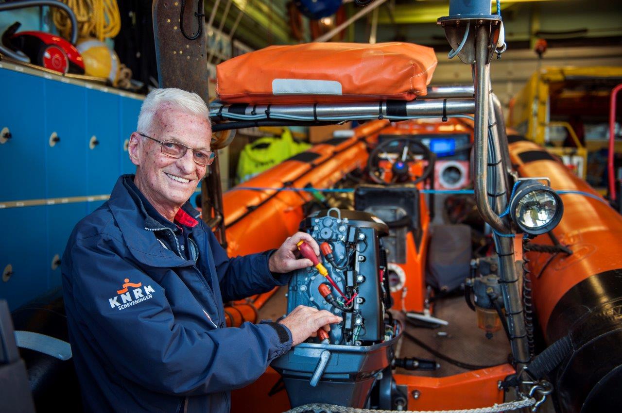 Ben Haazebroek van KNRM Scheveningen