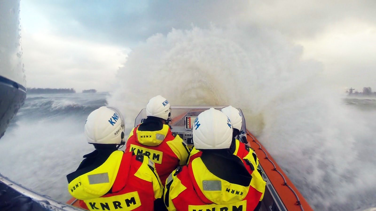 KNRM Dordrecht tijdens januaristorm 2018