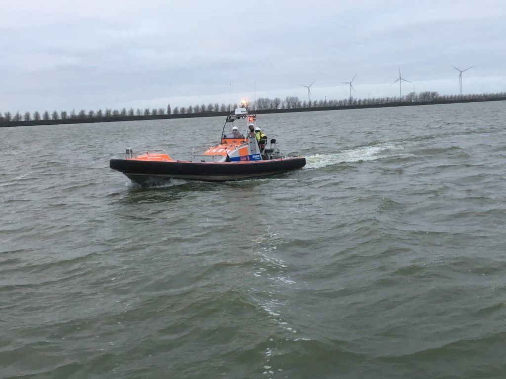 Stockfoto reddingboot Bernardine, gemaakt door Johan Ippel