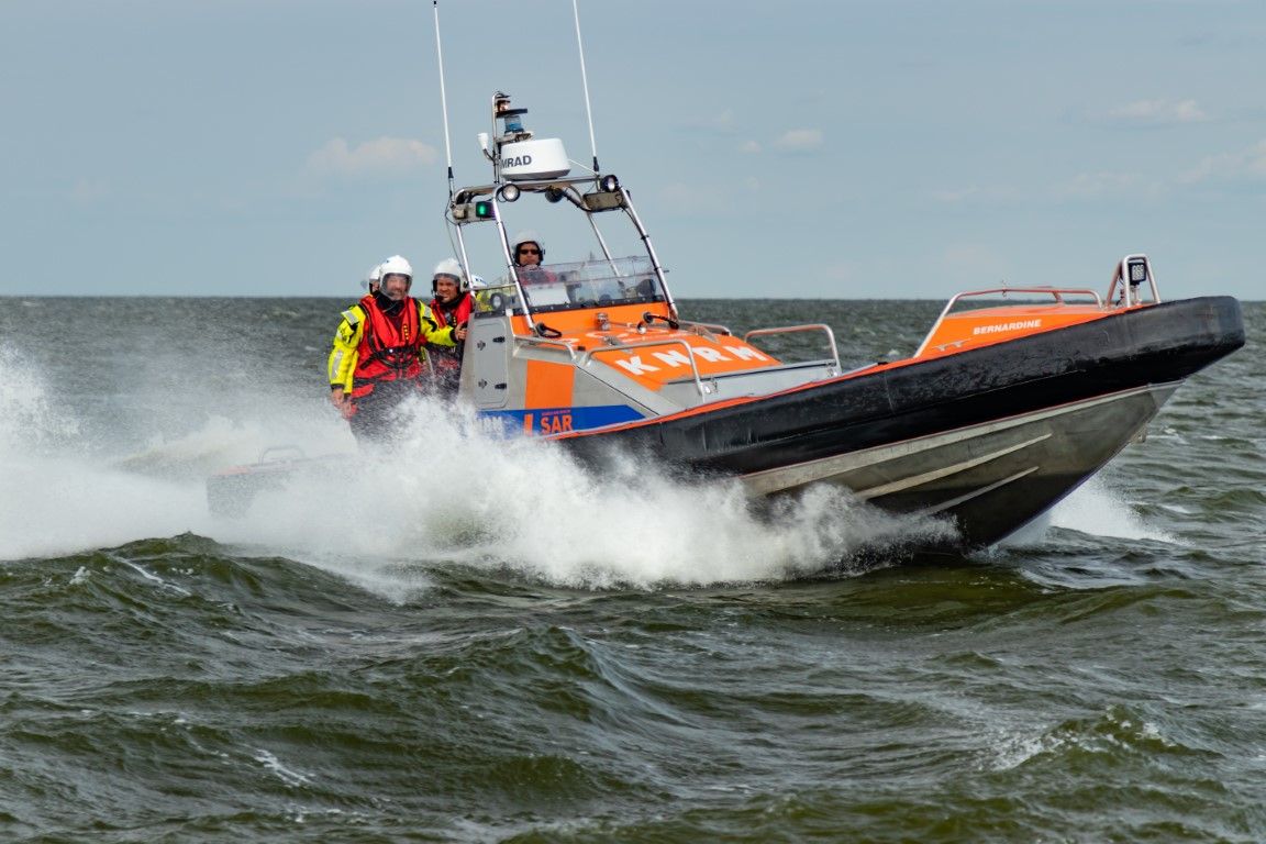 Stockfoto reddingboot Bernardine, gemaakt door Richard Heres