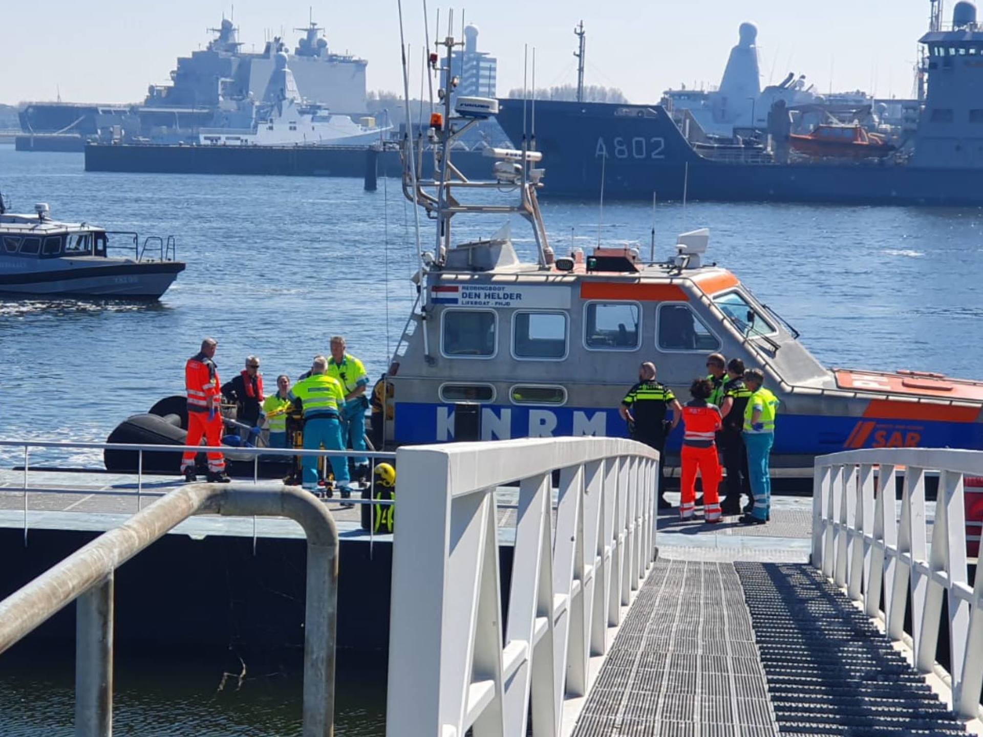 De Joke Dijkstra aan de calamiteitensteiger