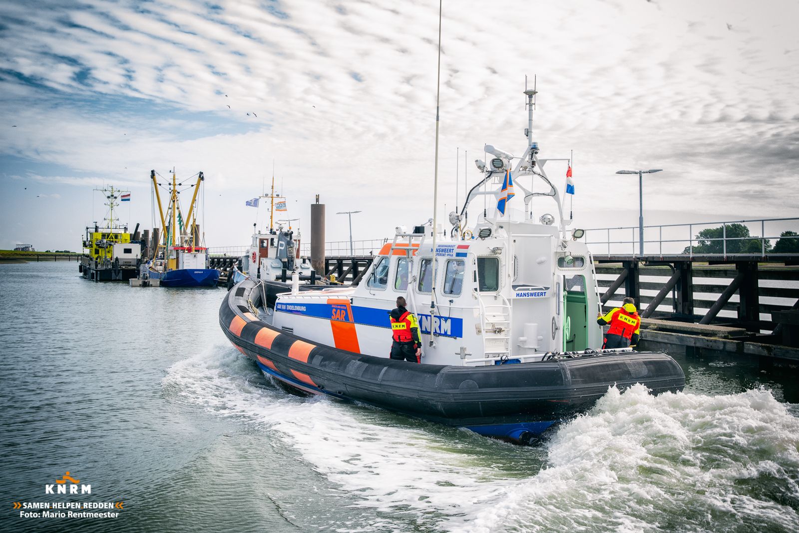 KNRM_Hansweert_1382021_Venturn_MarioRentmeester_uitruk