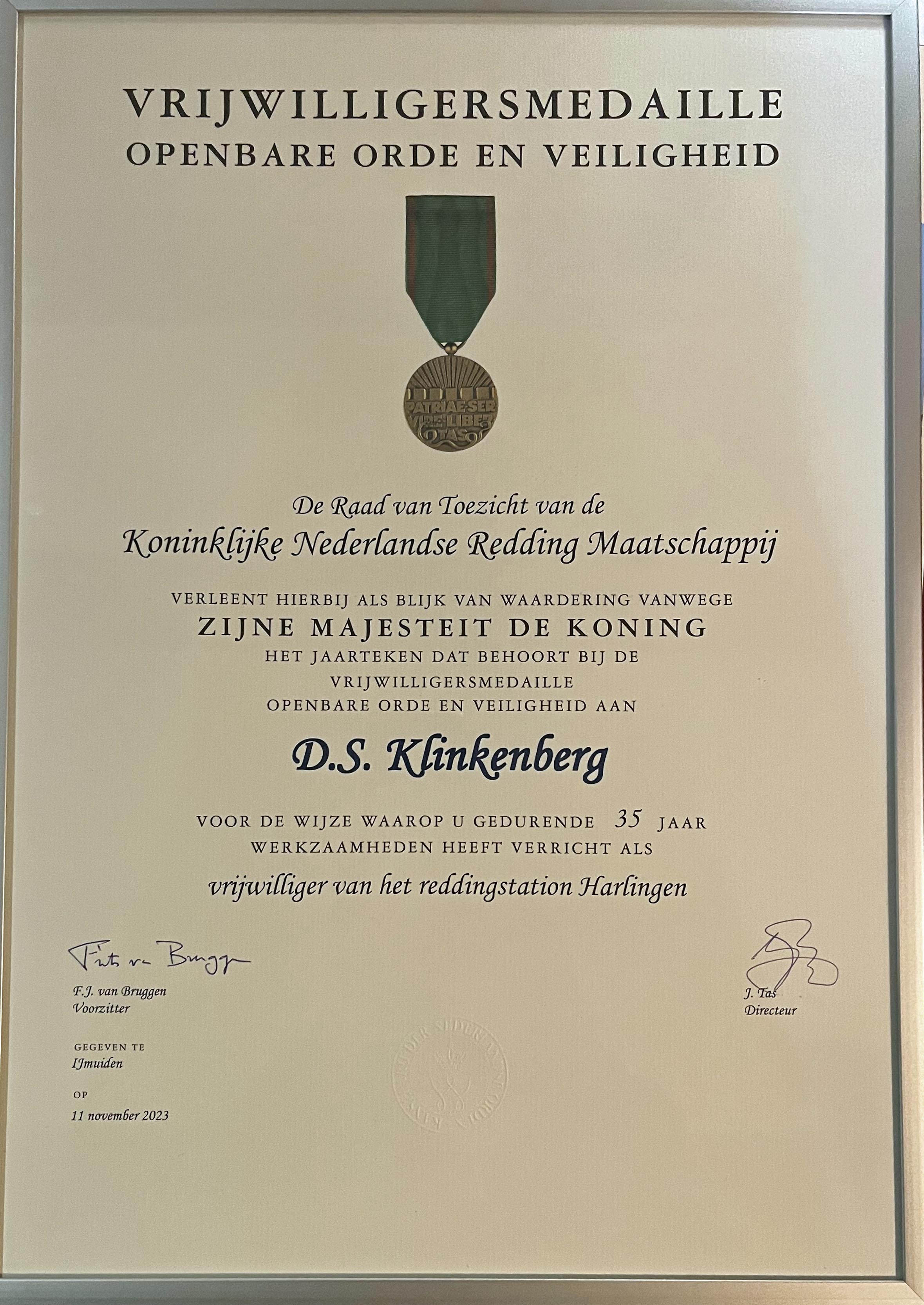 CertificaatDirk35jaar