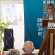 Ada Grootenboer, burgemeester van de gemeente Goeree-Overflakkee en voorzitter van Reddingstations Stellendam en Ouddorp
