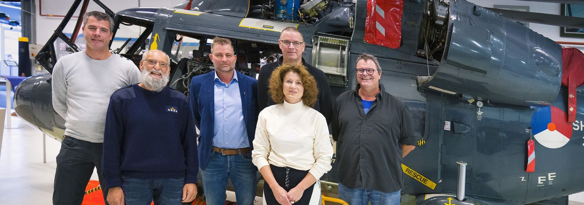 Redder gered door onbevreesde helikopterredders