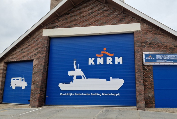 Boothuis van KNRM reddingstation Zandvoort