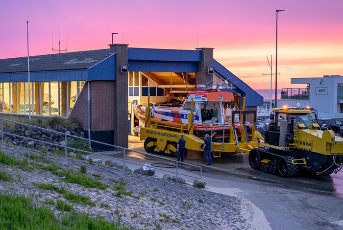 Boothuis van KNRM reddingstation Cadzand