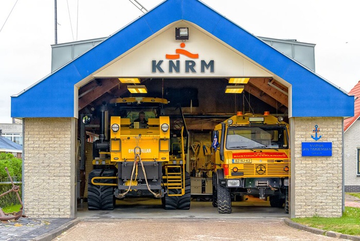 Boothuis van KNRM reddingstation Callantsoog